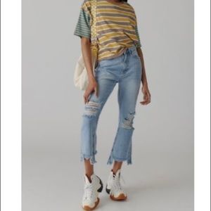 BDG High waisted cropped flare jeans